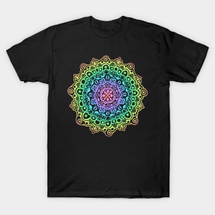 Pastel Rainbow Mandala T-Shirt